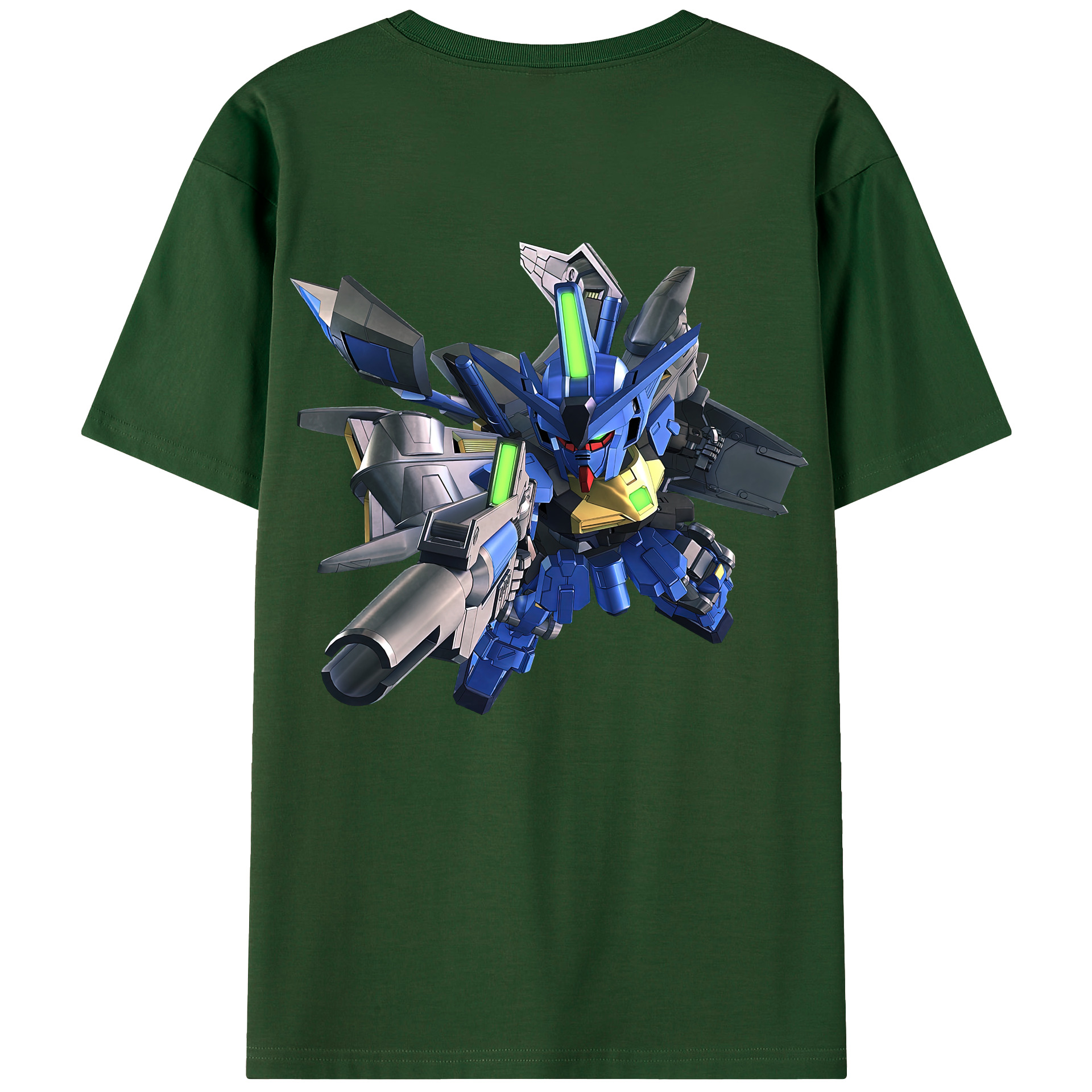 （画像用） 機動戦士ガンダム Mobile Suit Gundam 綿100％半袖Tシャツ（背面プリント）